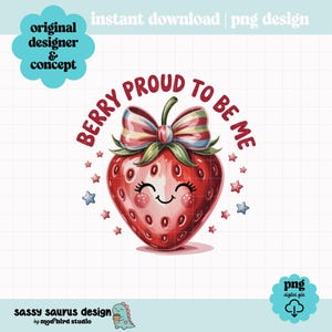 Petits fruits fiers d'être moi PNG, téléchargement numérique Pride Strawberry, design PNG LGBTQ mignon, fichier de sublimation amour de soi, art imprimable arc-en-ciel