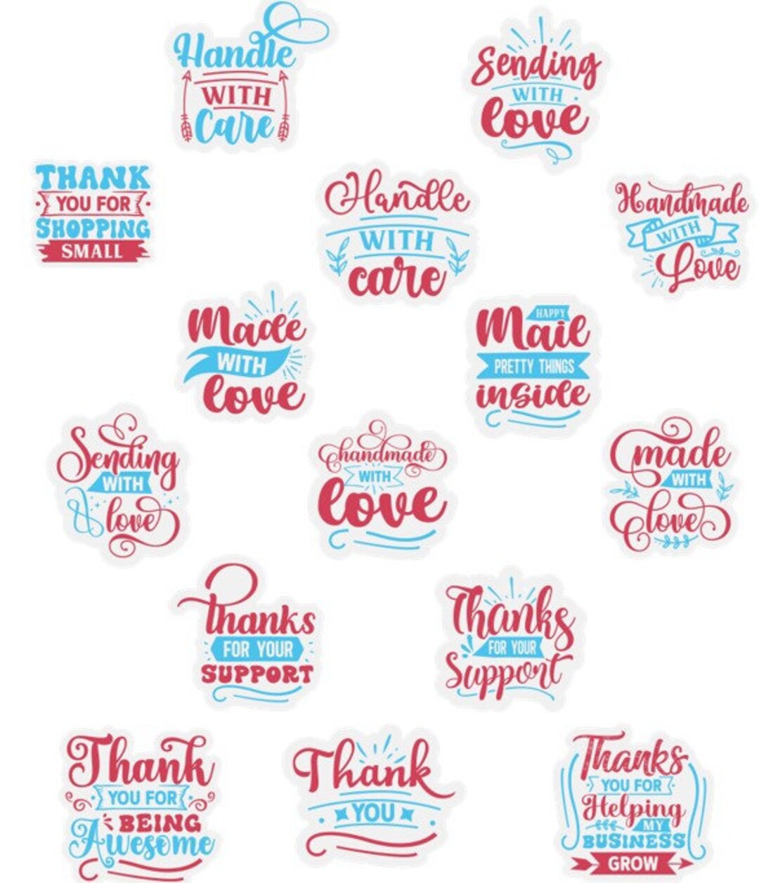 Sticker SVG, Small Business Svg, Thank You Svg, Cricut Svg, Digital