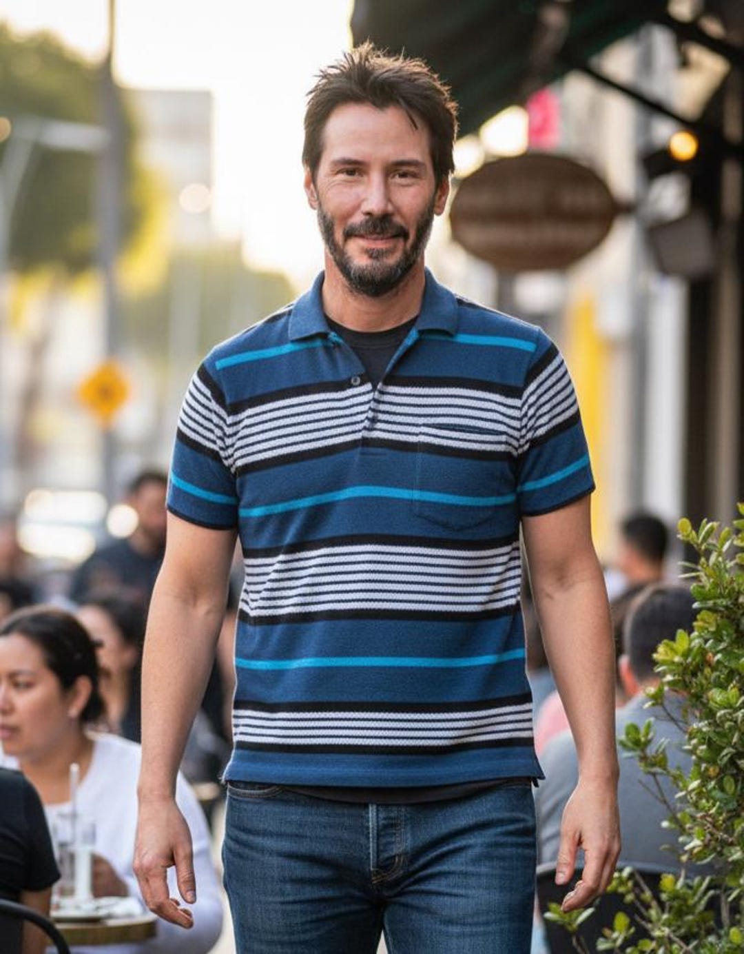 Burberry | Blue & White | Vintage Polo Shirt - Etsy