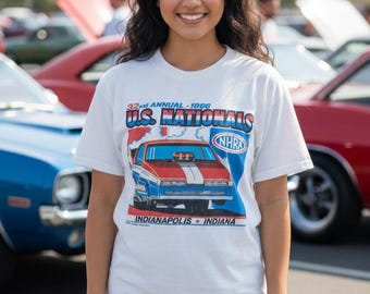 1986 US Nationals Drag Racing | Vintage Shirt