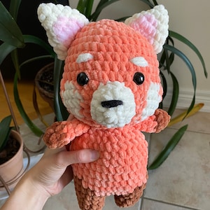 Crochet Red Panda Plush