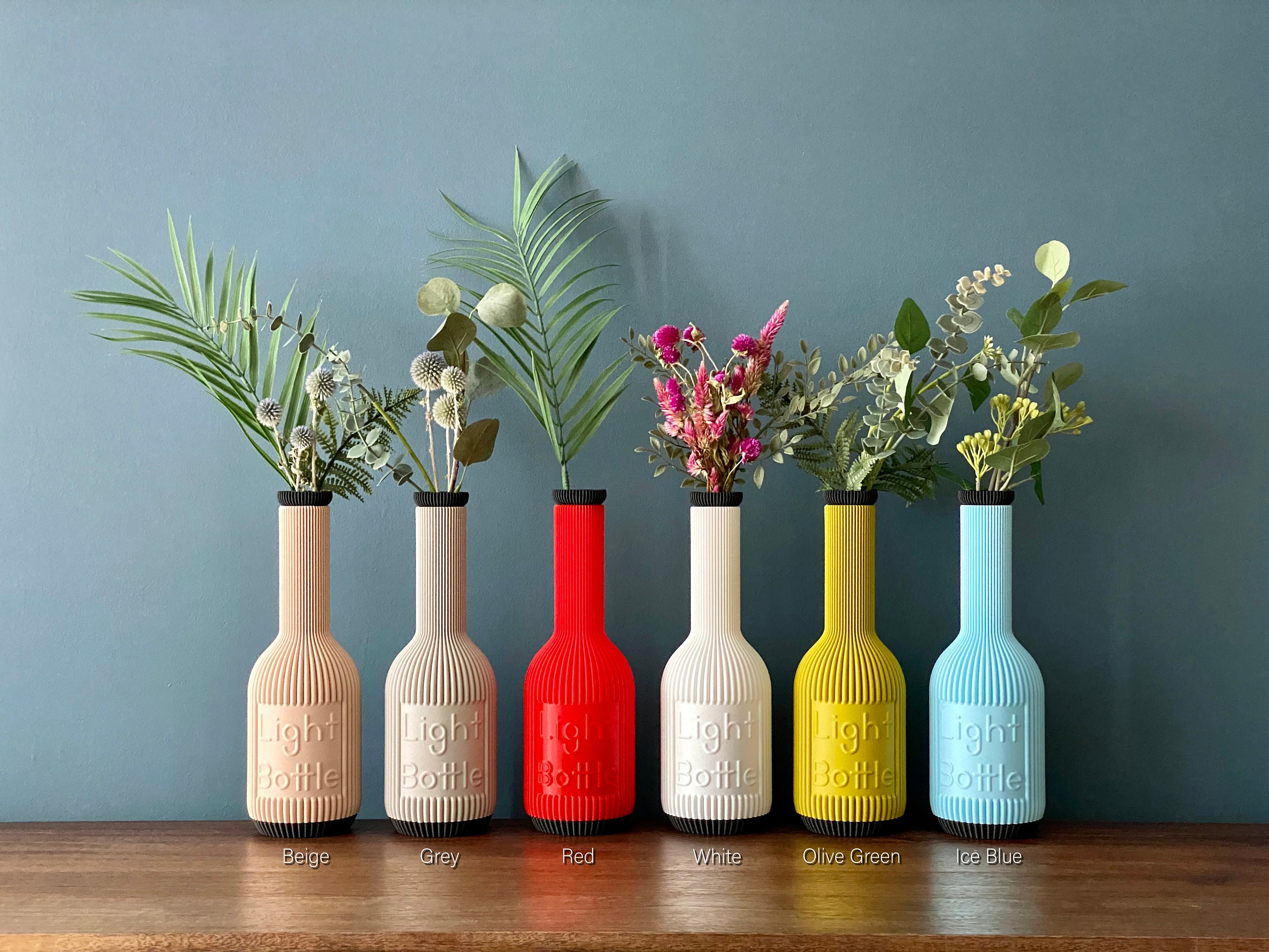 Light Bottle Table Lamp/vase Etsy