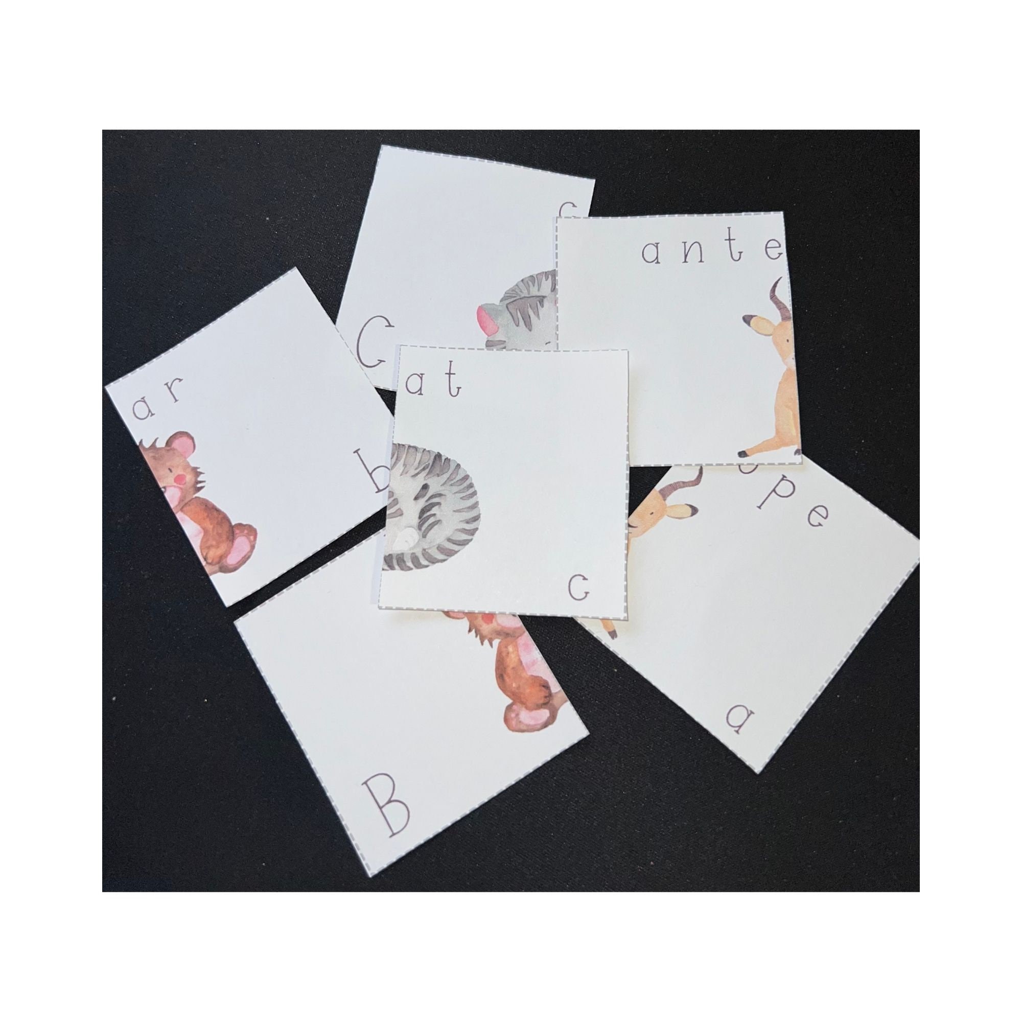 Alphabet Flash Cards Printable Flash Cards ABC Flash Cards Educational