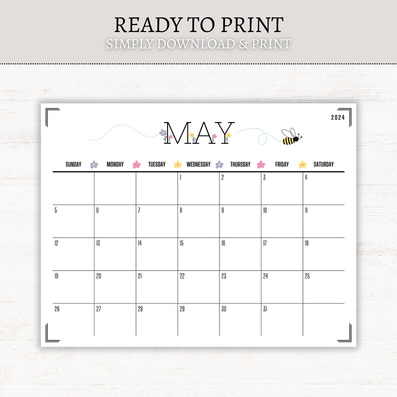 2024 2025 Calendar Printable Editable Calendar 2024 Calendar 2025