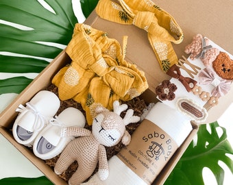 Coffret cadeau rayon de soleil | Coffret cadeau baby shower, Coffret cadeau de bienvenue, Coffret cadeau bébé fille, Coffret bébé, Coffret premier anniversaire