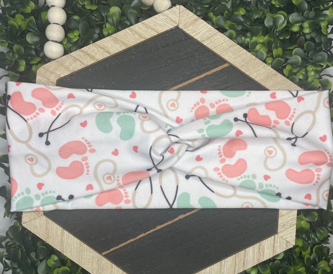 Labor & Delivery Nurse, Doctor, Boy or Girl, Stethoscope Twist Headband