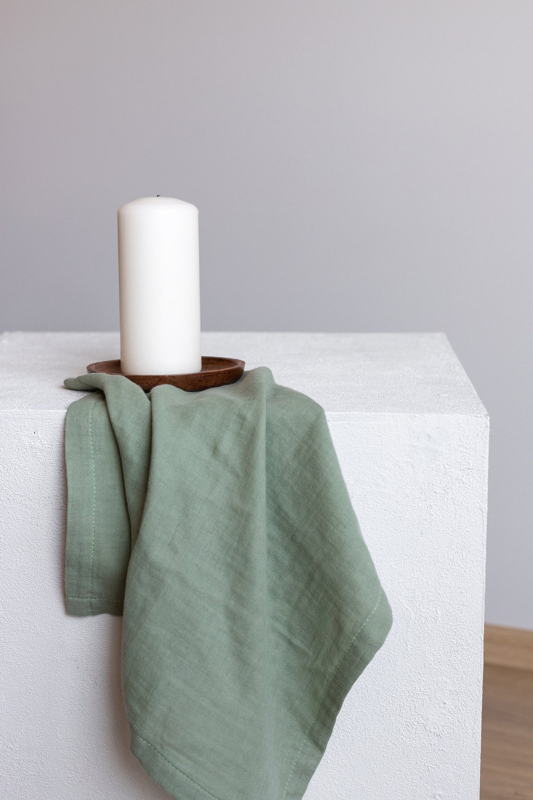 100 Pack Sage Green Napkin Cotton Napkin cloth Napkin Etsy