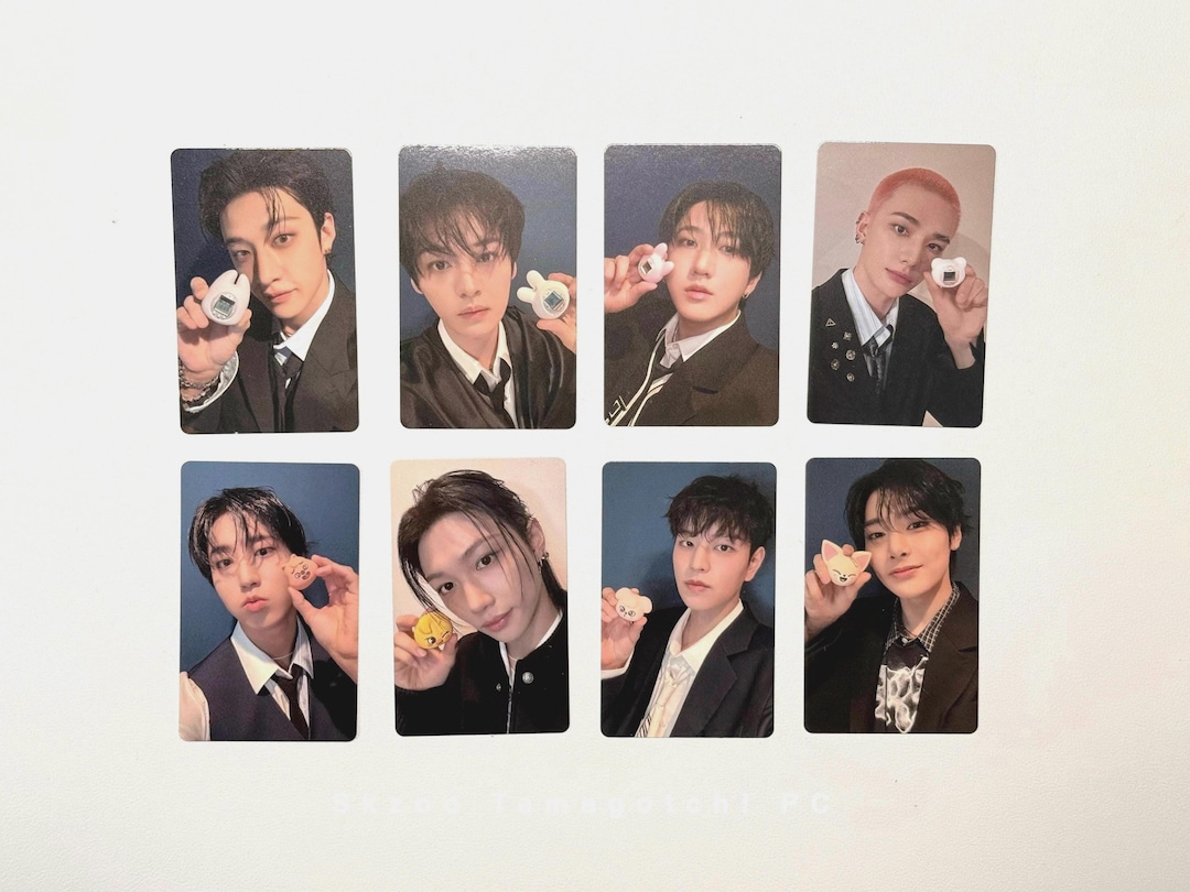 Stray Kids Skzoo Tamagotchi Photo Cards and 4th Fanmeeting SKZ