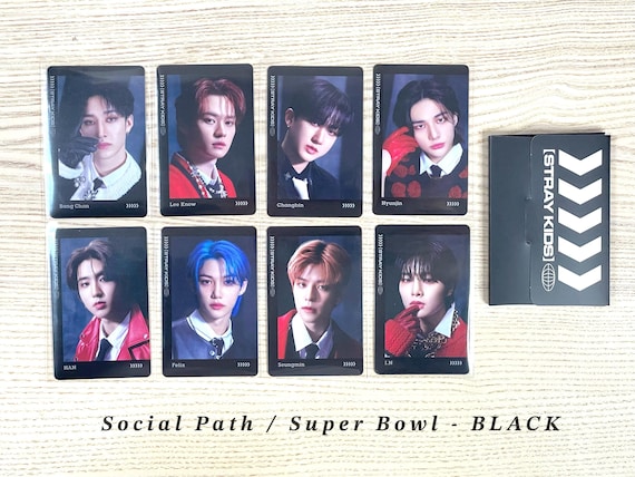Stray Kids Social Path Super Bowl Japan Official Photo Cards Stray Kids Social Path Super Bowl Japan Official Photo Cards