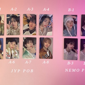 Straykids ATE ChkChkBoom Album offizielle Fotokarten PC und POB Nemo