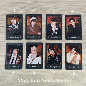 Stray Kids offizielle Weihnachtspop-up-Fotokarten POB
