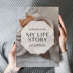 My Life Story Journal | Personalized Life History Book | Custom Memory Journal | Keepsake Life Story Notebook