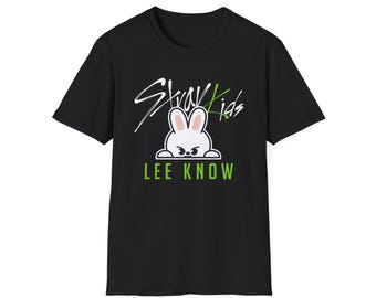 Camiseta unisex de estilo suave Lee Know de Stray Kids