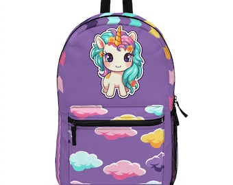 Unicorn Backpack - Purple