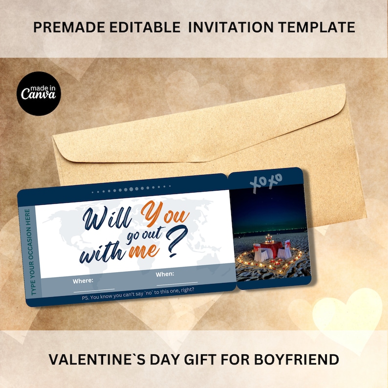 Date Night Invitation Template Date Night Idea Printable - Etsy