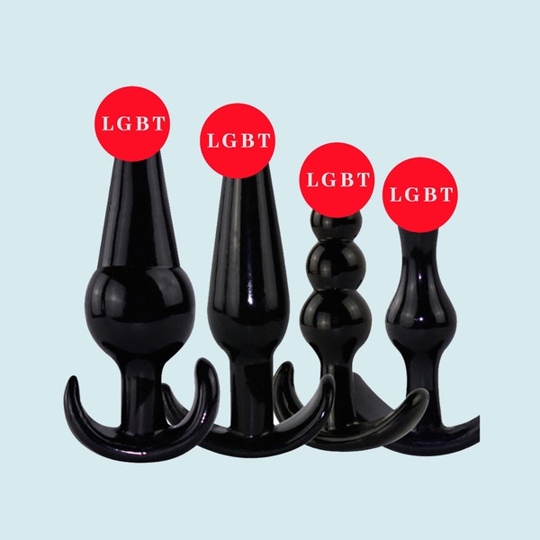 4PCS Silicone Anal Training Plugs for Woman,Beginner Butt Plug Trainer,Fantasy Sex Toy,Knot Dildo,Anal Knot Dildo,Mature Toy,Anal Dildoes