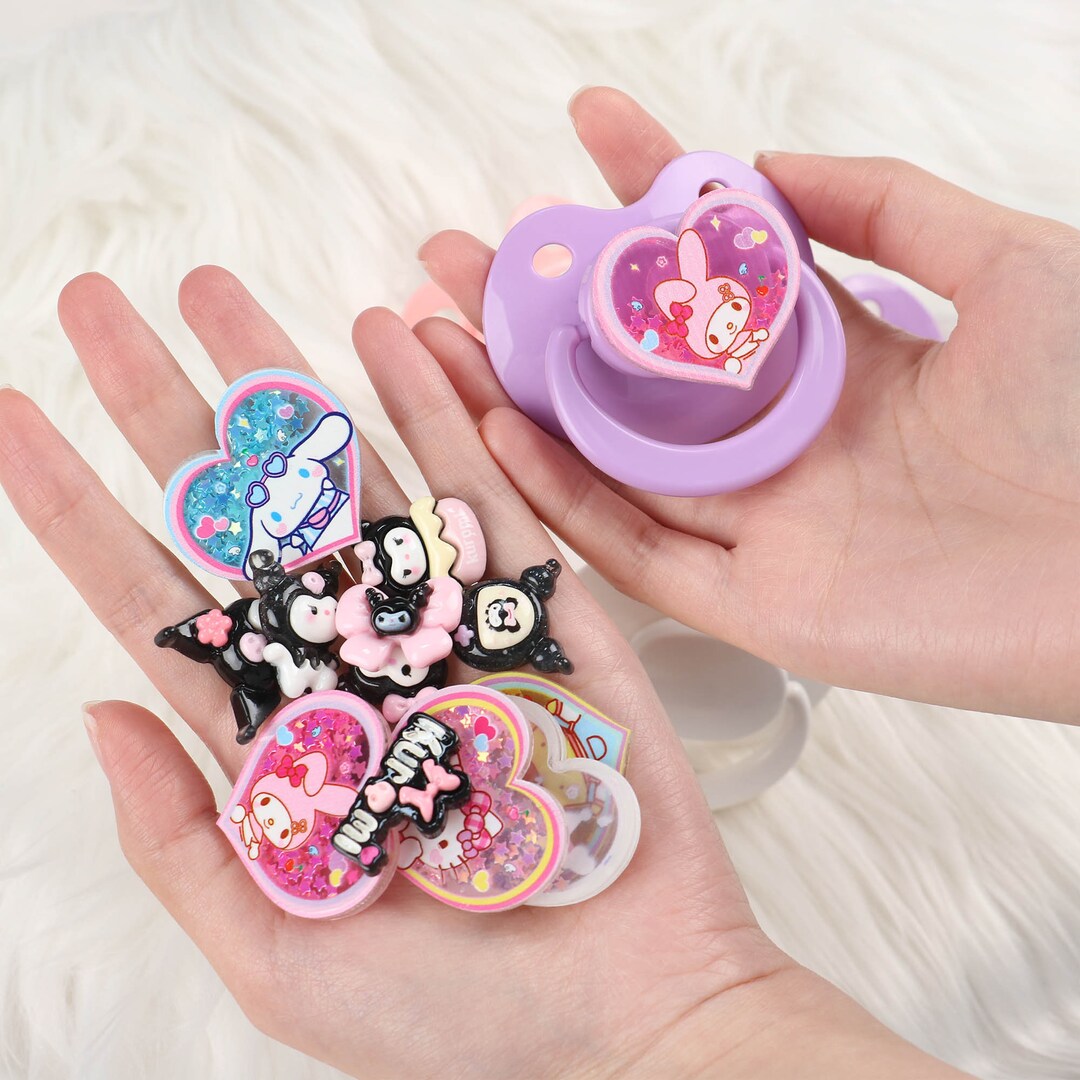 Adult Pacifier Little Kitten Soother Gag, Pacifier Available in Blue