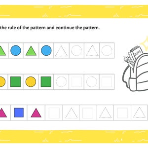 Feuilles de travail pour les enfants d'âge préscolaire image 2