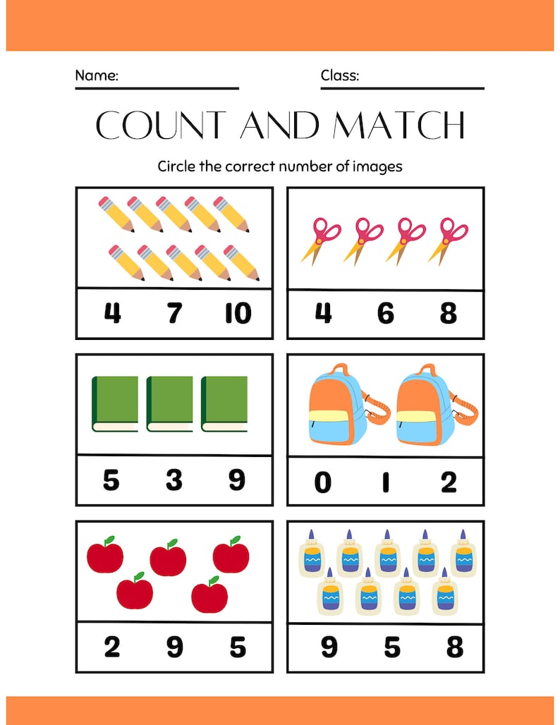 Preschool Worksheets image 4