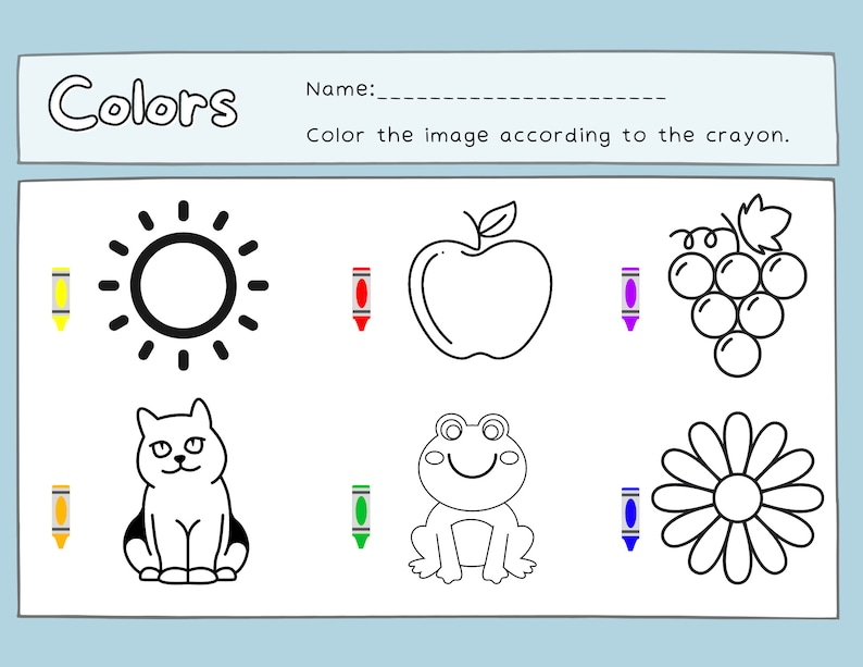 Preschool Worksheets image 1