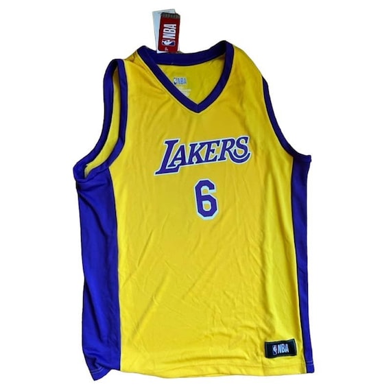 Lebron James Los Angeles Lakers Signed Autographed Jersey 6 