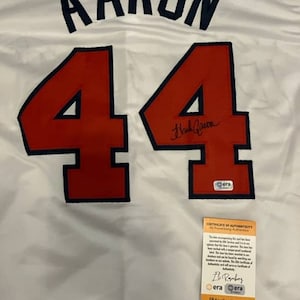 『MLB史上最強右打者』！アトランタブレーブス ハンク.アーロン・直筆サイン色紙 MLB史上最強右打者』！アトランタブレーブス ハンク.アーロン