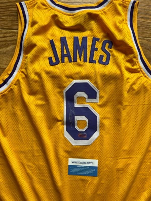 Lakers Lebron James Signature Jersey Shirt