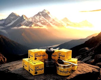 Himalayan Shilajit Gummy Resin: 100% Pure Grade A, High Altitude Sourced