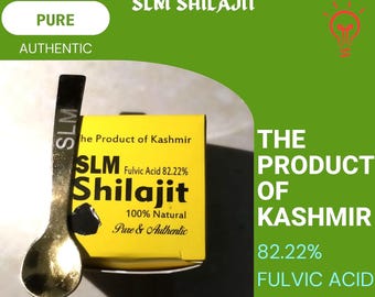 Himalayan Shilajit Resin: 82.22% Fulvic Acid, Ayurvedic Gold Standard (20g total)