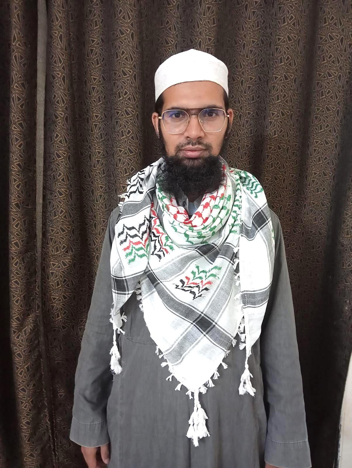 パレスチナのクーフィーヤ・スカーフ 48x48インチ 伝統的な