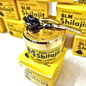 Shilajit - 70% de ácido fúlvico. Estándar de oro ayurvédico. HIMALAYO. 10/20/30/40/50/60/70/8/90/100grms ¡La mejor calidad y valor en etsy!