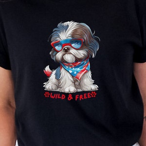Cute Shih Tzu TShirt Funny Dog Lover Shirt Custom Pet Owner Gift Perfect for Dog Moms and Dads Crazy Shih Tzu Lover Tee Unique Dog Gift