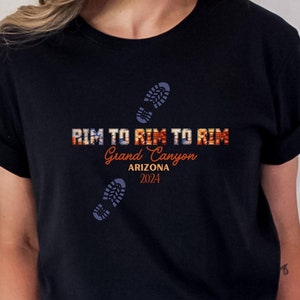 2024 R2R2R Tee Rim to Rim Hiking Tee R2R2R Gift Shift Hiking Lover Gift Grand Canyon Tshirt for Him Her National Park Shirt