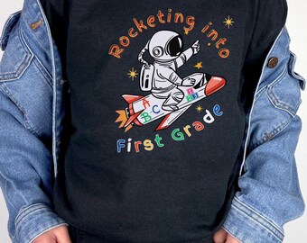 Rocket-shirt eerste klas: Back to School-T-shirt