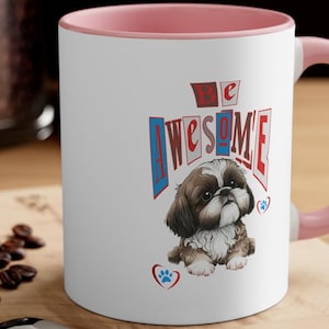 Adorable Shih Tzu Coffee Mug for Dog Enthusiasts Humorous Pet Lover Cup Unique Shih Tzu Gift Idea Perfect Dog Owner Gift