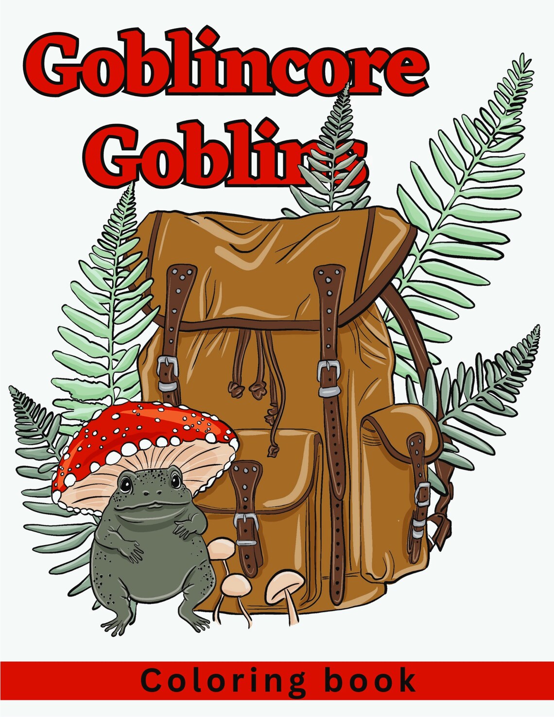 Printable Coloring Book Goblincore Goblins Fantasy - Etsy