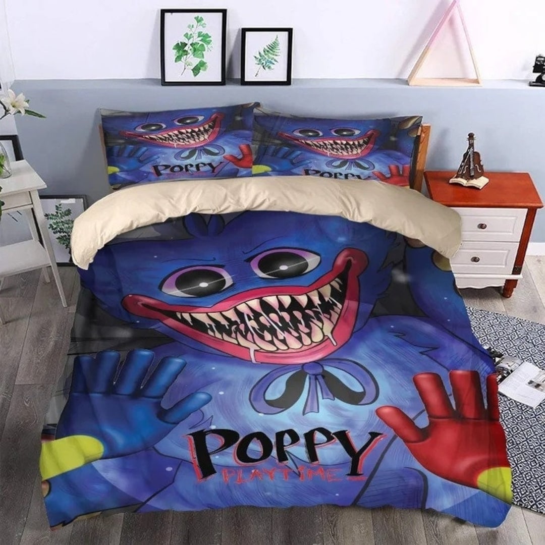 Poppy Playtime Quilt Blanket Poppy Playtime Bedding Set Etsy