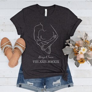 Anniversary Gifts, Unisex T-Shirt,Custom shirts,Couples shirt,Valentines Day Gift,Gifts for her,Personalized couples shirt,Matching Shirts
