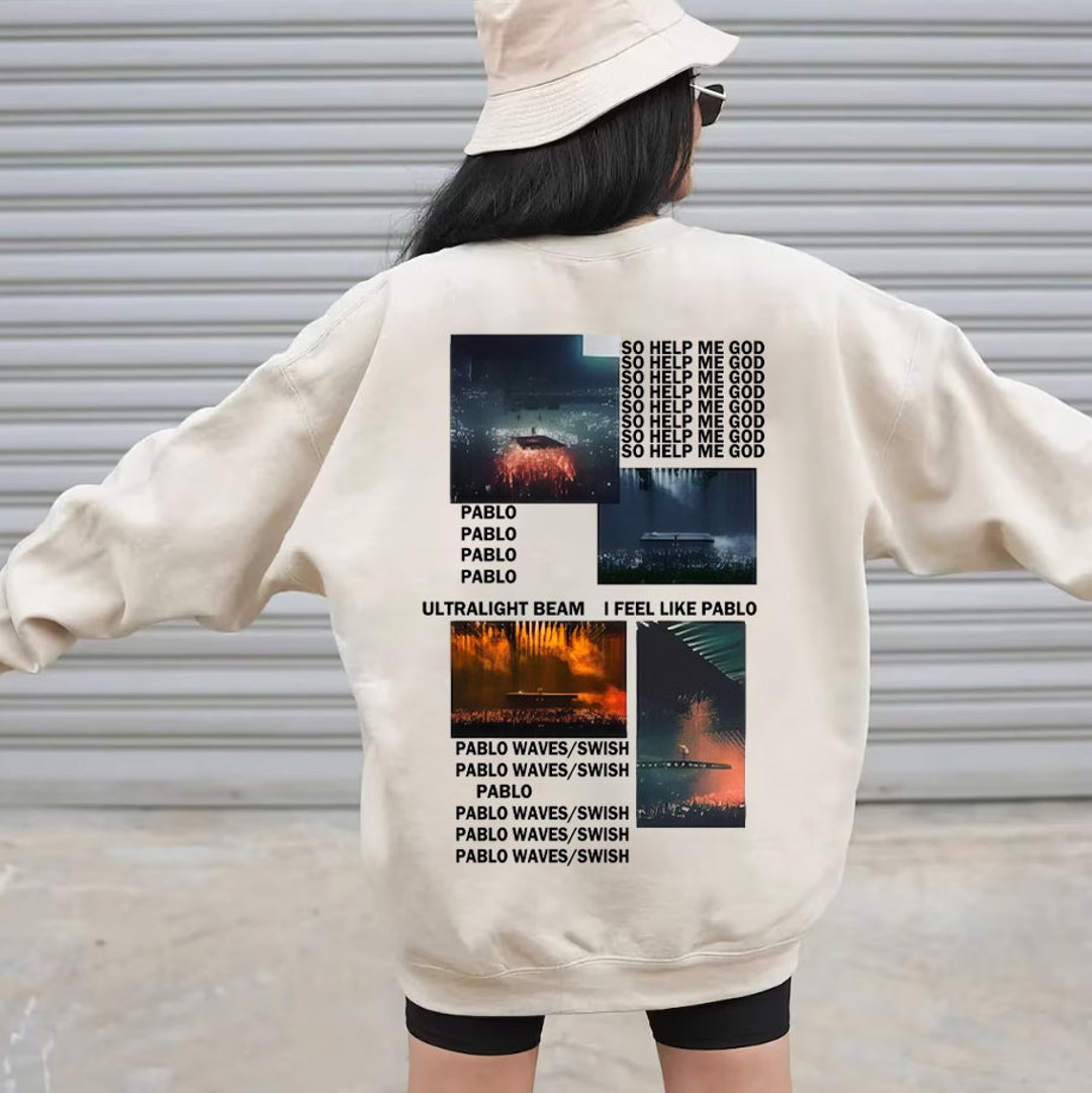 Kanye West Graphic Sweatshirt, Kanye West Merchandise Hoodie, Rapper