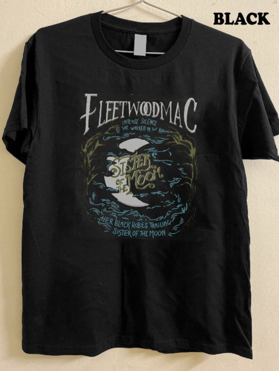 Band Shirts Fleetwood Mac Sisters Of The Moon T Shirt In Zwart