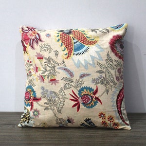 Cushion Covers Floral Print Handmade Block Print Cotton Bohemian Pillow Cushion Covers Home Living Cushion Covers Decorative Pillow Cover