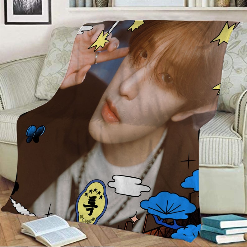 Seungmin Stray Kids Blanket Stray Kids S Class Blanket 5 Etsy
