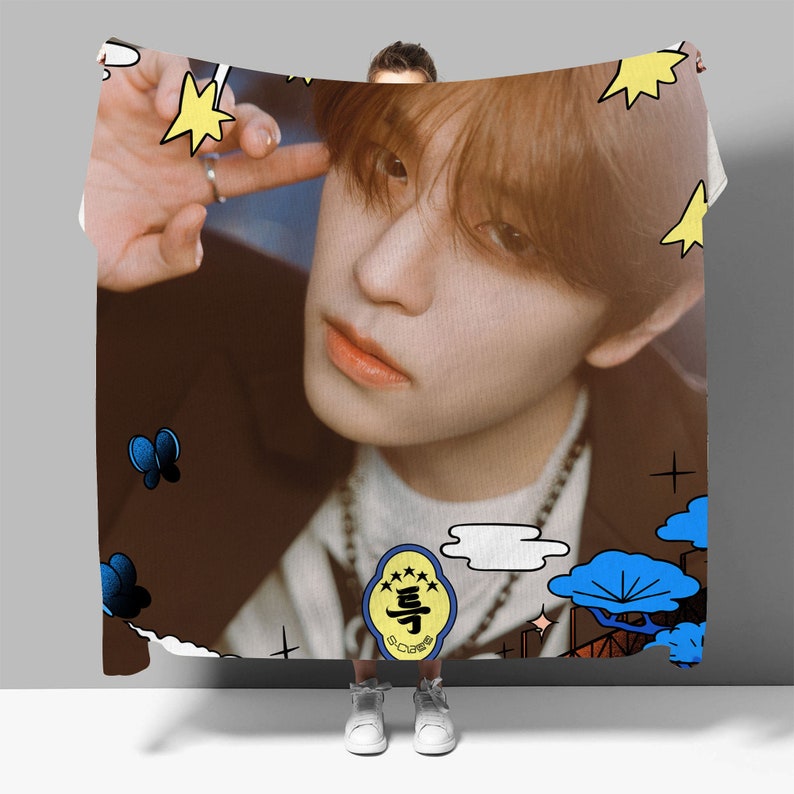 Seungmin Stray Kids Blanket Stray Kids S Class Blanket 5 Etsy