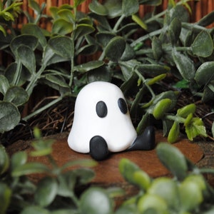 Lil Ghost - Handmade Polymer Clay Buddy