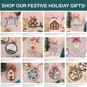 NEW! First Christmas In Our New Home Ornament 2025, Custom House Photo Address Keepsake, Personalized Gift Idea for New Homeowners image 11
