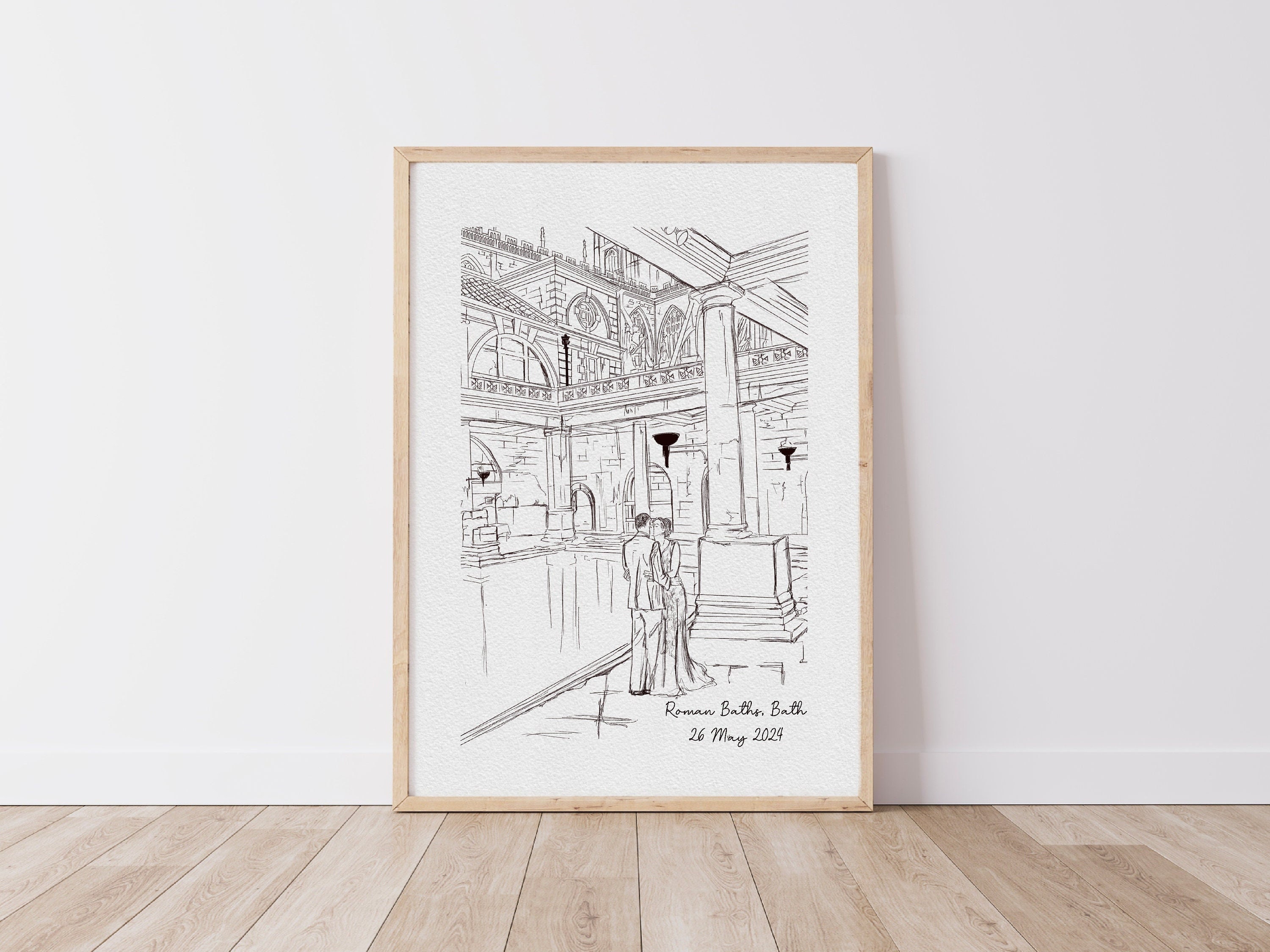 Benutzerdefinierte Linie Kunst Porträt | Personalisierte Verlobungszeichnung vom Foto | Minimalistische Paar Skizze | Hochzeitsgeschenk | Jubiläumsgeschenk