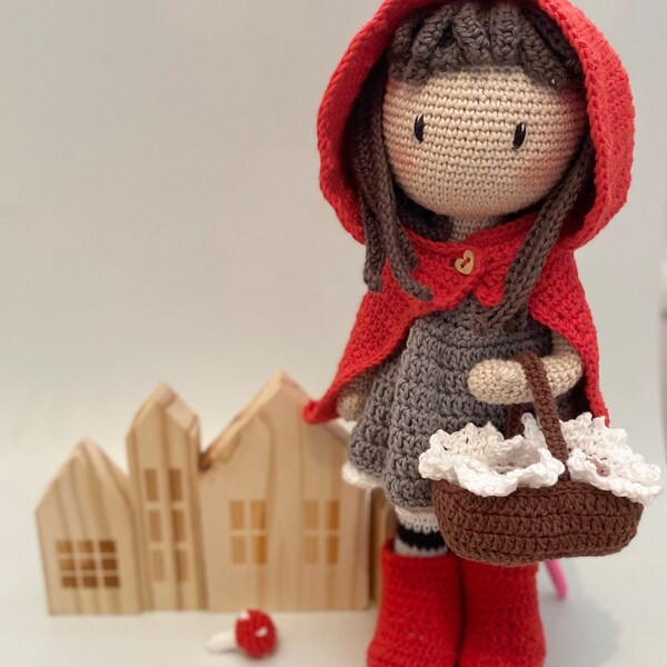 Little red riding hood crochet pattern