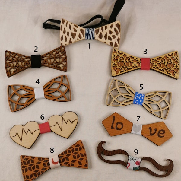 Noeud papillon en bois Etsy France — free download