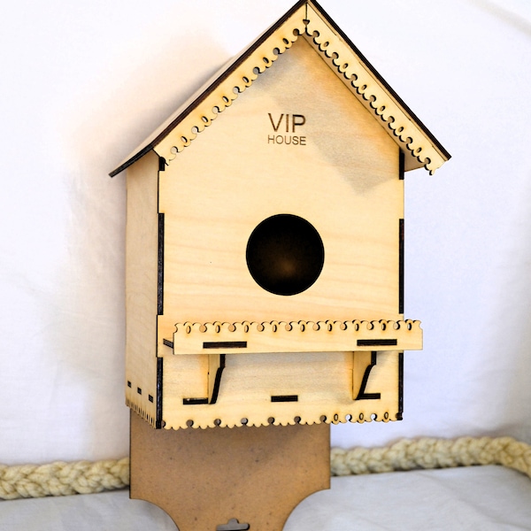 Nichoir "chalet" pour oiseaux