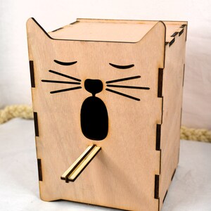 Caja nido para gatos